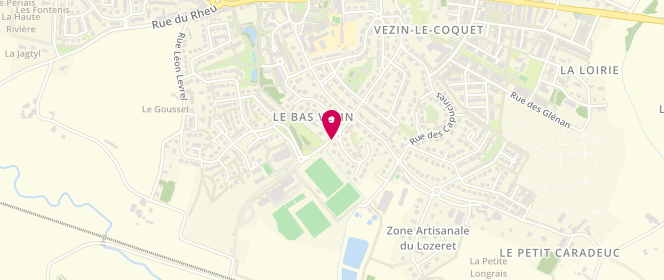 Plan de Accueil de loisirs Municipal 3-10 ans Les Korrigans - Vezin le Coquet, Rue du Stade, 35132 Vezin-le-Coquet