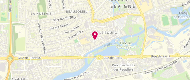 Plan de Accueil périscolaire Municipal 3-6 ans GS Beausoleil - Cesson Sevigné, Rue des Ecoles, 35510 Cesson-Sévigné