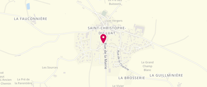 Plan de Accueil périscolaire - Site saint Christophe Du Luat, Chemin de Malnoë Saint Christophe du Luat, 53150 Évron