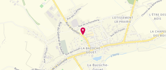 Plan de Accueil de loisirs de la Bazoche-Gouet, 10 Route d'Authon, 28330 La Bazoche-Gouet