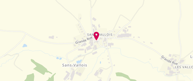 Plan de Accueil périscolaire - Les Vallois/Sans-Vallois, 1 Place de la Mairie, 88260 Sans-Vallois