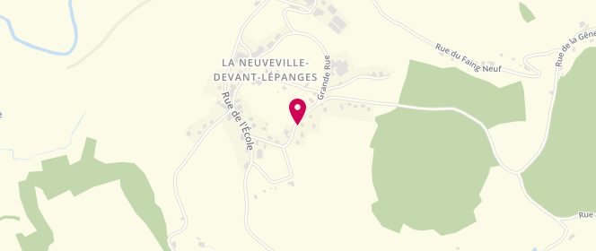Plan de Accueil périscolaire de l'Ecole des 3 Villages, 2 A Rue de Bouillemont, 88600 La Neuveville-devant-Lépanges