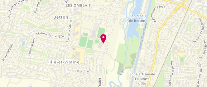 Plan de Accueil de loisirs Municipal Ados Betton, Rue du Vau Chalet, 35830 Betton