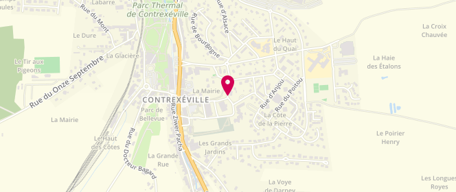 Plan de Accueil périscolaire Elémentaire - Contrexeville, 250 Rue Jean Moulin, 88140 Contrexéville