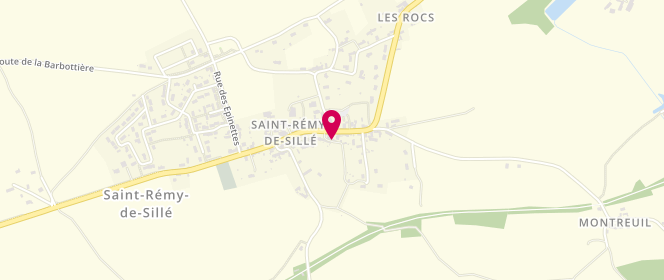 Plan de Accueil extrascolaire - Saint Remy de Sille, 34 Rue de Grasby, 72140 Saint-Rémy-de-Sillé