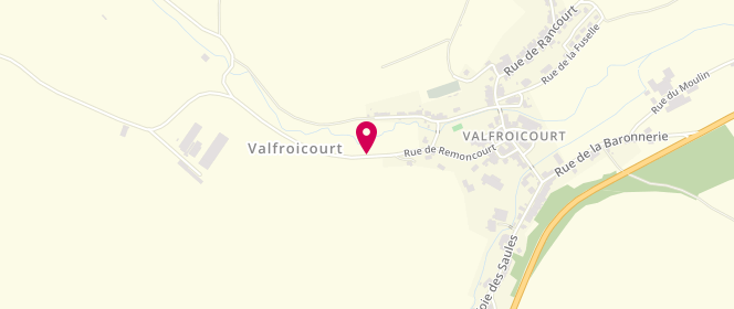 Plan de Accueil de loisirs De Valfroicourt - Fdfr, 47 Route de Remoncourt, 88270 Valfroicourt