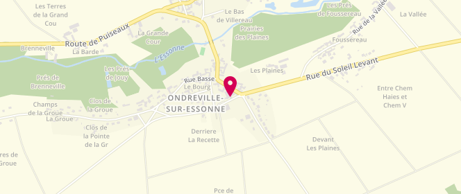 Plan de Accueil de loisirs Cc Des Terres Puiseautines Ondreville, 3 Allée de la Mairie, 45390 Ondreville-sur-Essonne