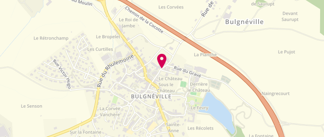 Plan de Accueil de loisirs - Jeunesse Sportive Bulgnevilloise (Jsb), 105 Rue de l'Hotel de Ville, 88140 Bulgnéville