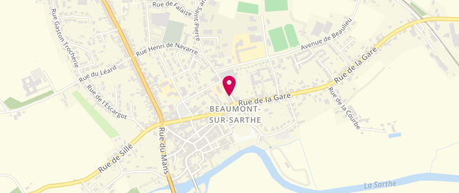 Plan de Accueil de loisirs - Afr - Beaumont Sur Sarthe, 13 Rue de la Gare, 72170 Beaumont-sur-Sarthe