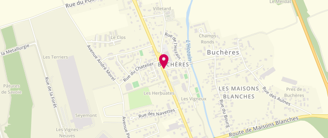 Plan de Accueil de loisirs De Bucheres Kid's, 1 Rue de la Mairie, 10800 Buchères
