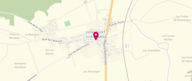 Plan de Accueil de loisirs De Soncourt, Rue de la Mairie, 52320 Soncourt-sur-Marne