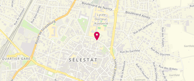 Plan de Accueil de loisirs Selestat, Boulevard Castelnau, 67600 Sélestat