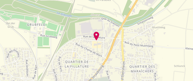 Plan de Accueil de loisirs Jean Monnet - Selestat, Boulevard Paul Cuny, 67600 Sélestat