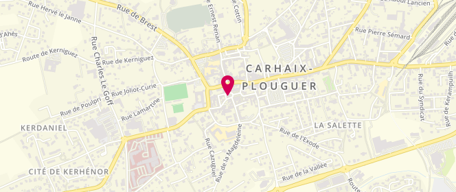 Plan de Accueil de Jeunes du Poher, Rue Anatole le Braz, Espace du Château Rouge, 29270 Carhaix-Plouguer