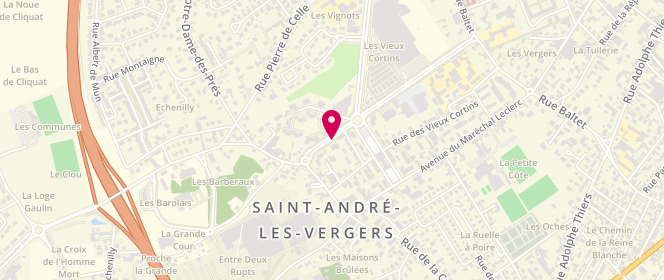 Plan de Espace Enfance Jeunesse - Club Ados, 21 Avenue Charles de Refuge, 10120 Saint-André-les-Vergers
