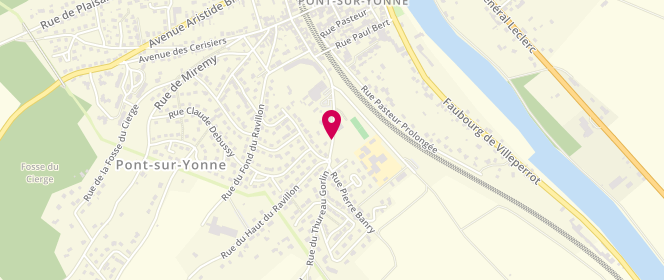 Plan de Centre de loisirs maternel de Pont sur Yonne, 5 Rue Pierre Banry, 89140 Pont-sur-Yonne