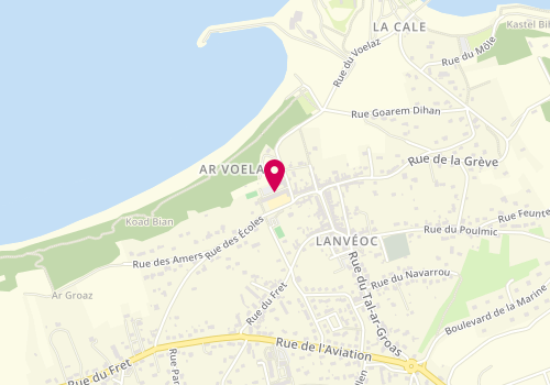 Plan de Centre de loisirs Sans Hebergement - Lanveoc, 2 Rue des Embruns, 29160 Lanvéoc