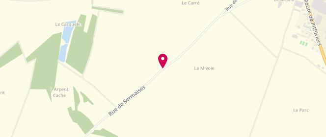 Plan de Accueil de loisirs - Sermaises - Ccdp, Route de Thignonville, 45300 Sermaises