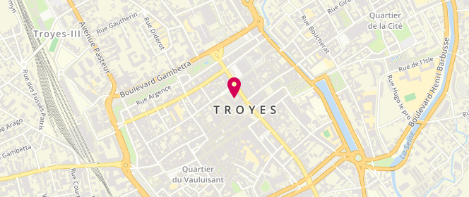 Plan de Accueil de loisirs des Sénardes, Place de l'Ane Patoche, 10000 Troyes