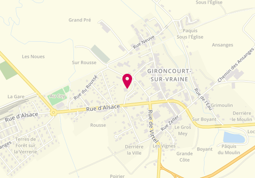 Plan de Accueil périscolaire de la Commune de Gironcourt sur Vraine, 2 Rue Henri de la Vaulx, 88170 Gironcourt-sur-Vraine