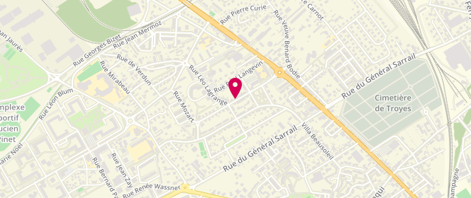 Plan de ACM périscolaires, Rue Maréchal Leclerc, 10600 La Chapelle-Saint-Luc