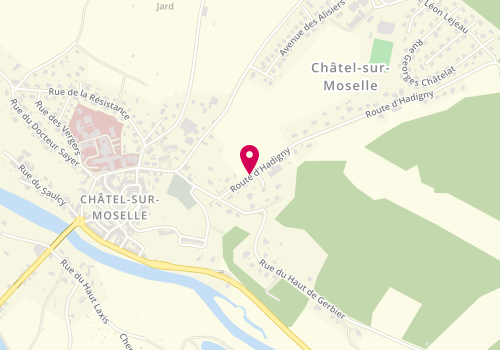 Plan de Accueil périscolaire - Ecole Maternelle et Elémentaire de Châtel/Moselle, Route d'Hadigny, 88330 Châtel-sur-Moselle