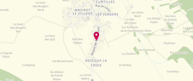 Plan de Accueil de loisirs De L'arboré-Sens De Mazirot - Fdfr, Route de Mirecourt, 88500 Mazirot