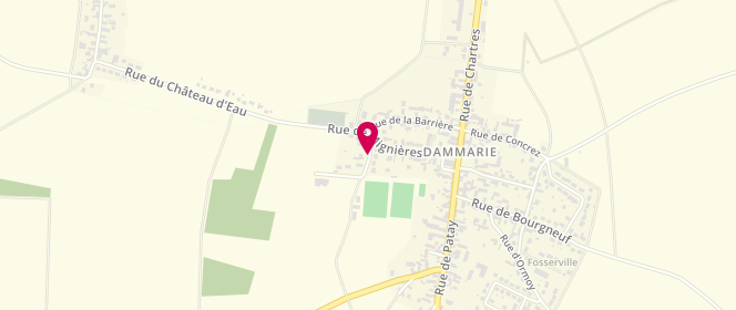 Plan de Accueil de loisirs de Dammarie, Rue de la Filerie, 28360 Dammarie