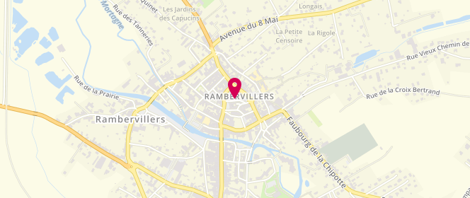 Plan de Accueil périscolaire Jules-Ferry à Rambervillers - Communauté Communes 2C2R, Quartier Richard, 88700 Rambervillers