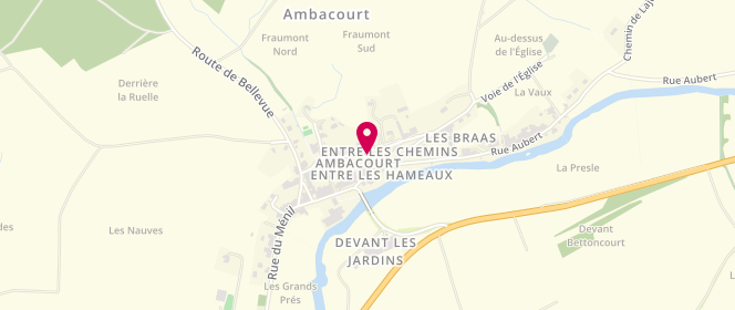 Plan de Accueil de loisirs De L'arboré-Sens D'ambacourt - Fdfr, 15 Rue de la Côte, 88500 Ambacourt