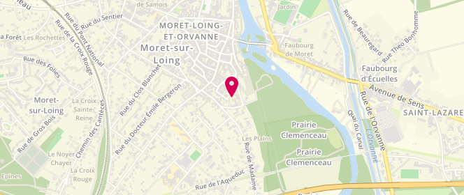 Plan de Accueil de loisirs du Donjon, 22 Bis Rue du Donjon, 77250 Moret-sur-Loing
