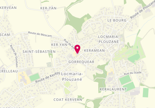Plan de Centre de loisirs Locmaria Mômes - Locmaria-Plouzané, 29 Ter Route de Kerfily, 29280 Locmaria-Plouzané