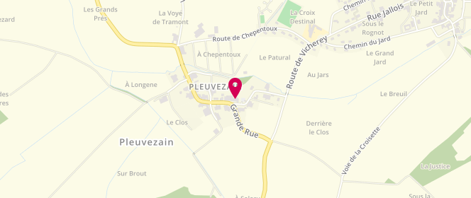 Plan de Accueil périscolaire - Sivom De Vicherey Et De La Haute Vallée De L'aroffe, 1 Rue Saint Laurent, 88170 Pleuvezain