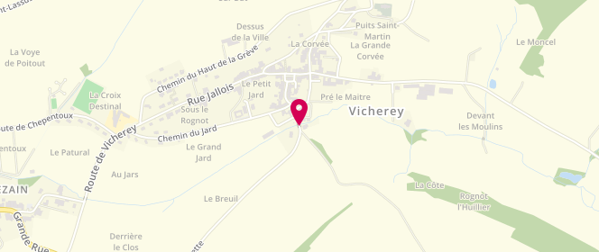 Plan de Accueil de loisirs - Sivom De Vicherey Et De La Haute Vallée De L'aroffe, 1 Rue Saint Laurent, 88170 Vicherey