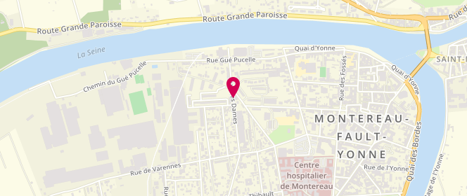 Plan de Accueil de loisirs la la Maison de Quartier, 10 Rue des Dames, 77130 Montereau-Fault-Yonne