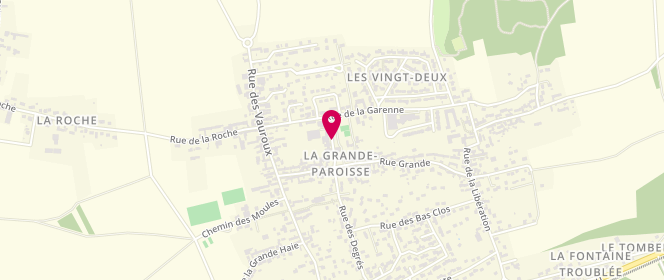 Plan de Adosphere, Rue Clovis Moriot, 77130 La Grande-Paroisse