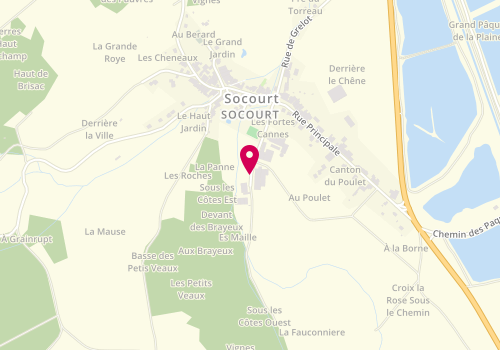 Plan de Accueil de loisirs - Foyer Rural de Socourt, 34 Chemin des Fortes Cannes, 88130 Socourt
