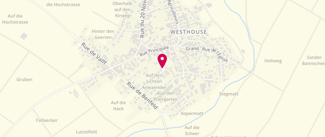 Plan de Accueil périscolaire Westhouse, 8A Rue Mardoché Shul, 67230 Westhouse