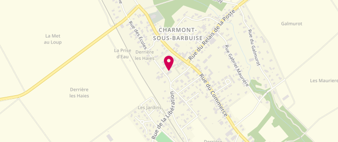 Plan de Accueil de loisirs de Charmont, 2 Rue des Ecoles, 10150 Charmont-sous-Barbuise