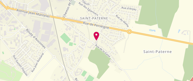 Plan de Accueil de loisirs - Saint Paterne le Chevain, Rue de la Cartonnière, 72610 Saint Paterne - Le Chevain
