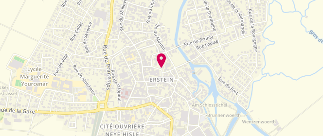 Plan de Scouts Et Guides De France - Groupe Erstein, 19 Rue du Marché - Place Friedel, 67150 Erstein