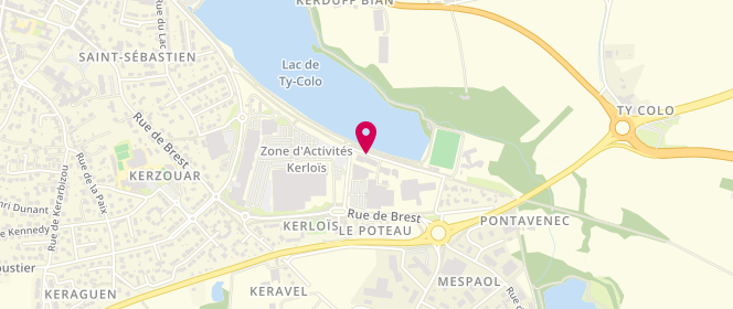 Plan de Accueil de loisirs - Saint Renan - Ty Colo, Allée du Chemin de Fer, 29290 Saint-Renan