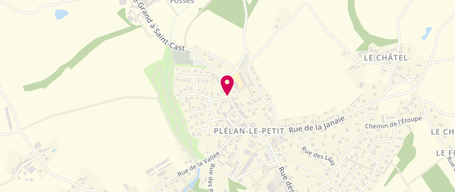 Plan de Accueil de loisirs De Plélan-Le-Petit (extrascolaire Dinan Agglomération), 38 Rue de la Croix Briand, 22980 Plélan-le-Petit
