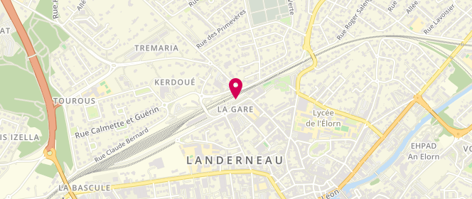 Plan de Maison Pour Tous de Landerneau - Centre Social (11-18 ans), Place François Mittérand, 29800 Landerneau