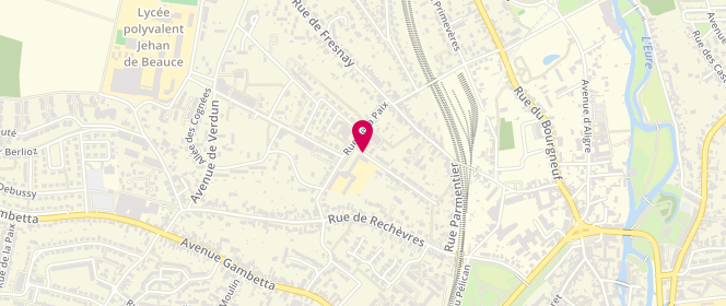 Plan de Scouts et Guides de France de Chartres, 50 Rue Huysmans, 28000 Chartres