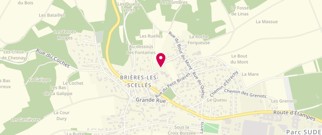 Plan de Accueil périscolaire, Chemin des Ruelles, 91150 Brières-les-Scellés