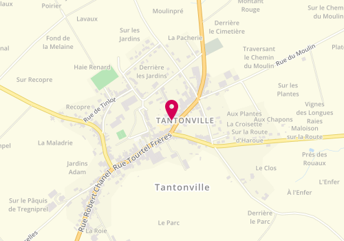 Plan de Foyer rural de Tantonville, 1 Place des Anciens Combattants, 54116 Tantonville