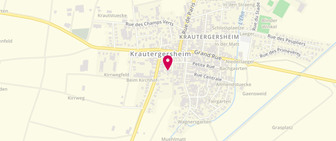 Plan de Accueil de loisirs Krautergersheim, 10 Rue du Fossé, 67880 Krautergersheim