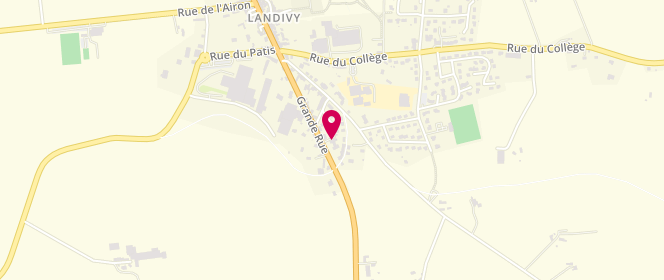 Plan de Accueil de loisirs Fougerolles / Landivy - Site De Landivy, 67 Grande Rue, 53190 Landivy