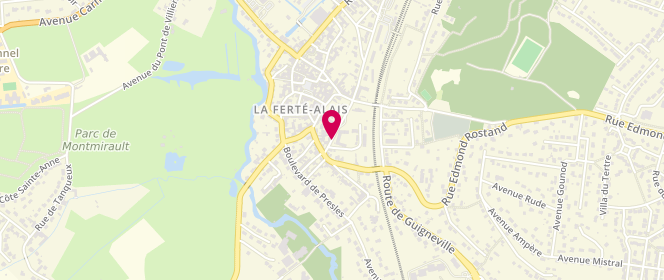 Plan de Accueil de loisirs Aquarelle, Boulevard Angot, 91590 La Ferté-Alais